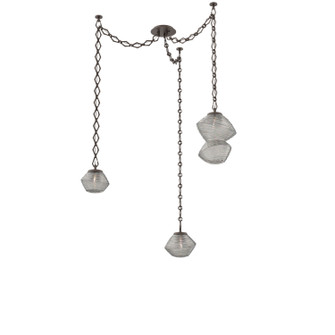 Mesa LED Pendant in Flat Bronze (404|SNB0089-03-FB-S-CH1-L3)