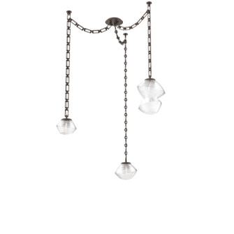 Mesa LED Pendant in Flat Bronze (404|SNB0089-03-FB-C-CH3-L3)