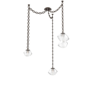 Mesa LED Pendant in Flat Bronze (404|SNB0089-03-FB-C-CH2-L3)