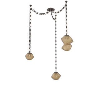 Mesa LED Pendant in Flat Bronze (404|SNB0089-03-FB-B-CH3-L1)
