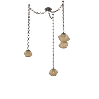 Mesa LED Pendant in Flat Bronze (404|SNB0089-03-FB-B-CH1-L3)