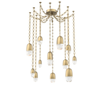 Pebble LED Pendant in Gilded Brass (404|SNB0079-12-GB-PC-CH1-L1)