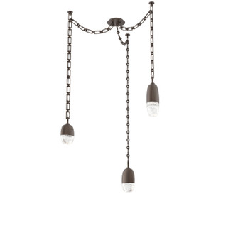 Pebble LED Pendant in Flat Bronze (404|SNB0079-03-FB-PC-CH3-L1)