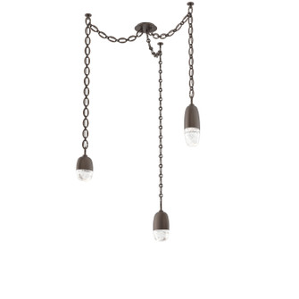 Pebble LED Pendant in Flat Bronze (404|SNB0079-03-FB-PC-CH2-L3)