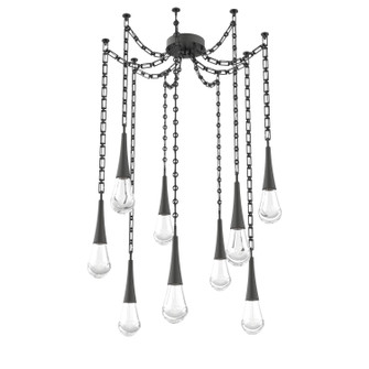 Raindrop LED Pendant in Matte Black (404|SNB0078-09-MB-C-CH3-L1)