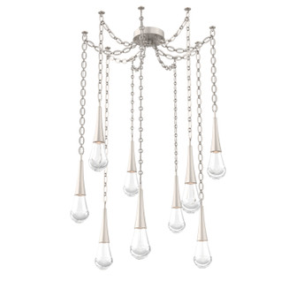 Raindrop LED Pendant in Beige Silver (404|SNB0078-09-BS-C-CH2-L3)