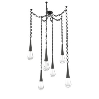 Raindrop LED Pendant in Matte Black (404|SNB0078-06-MB-C-CH2-L1)