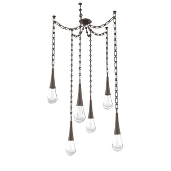 Raindrop LED Pendant in Flat Bronze (404|SNB0078-06-FB-C-CH3-L3)