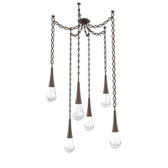 Raindrop LED Pendant in Flat Bronze (404|SNB0078-06-FB-C-CH2-L3)