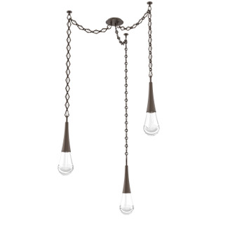 Raindrop LED Pendant in Flat Bronze (404|SNB0078-03-FB-C-CH1-L1)