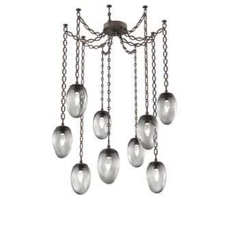 Meteo LED LED Pendant in Flat Bronze (404|SNB0067-09-FB-GS-CH2-L1)