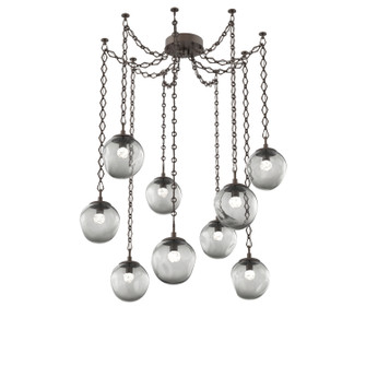 Aster LED LED Pendant in Flat Bronze (404|SNB0066-09-FB-FS-CH1-L1)