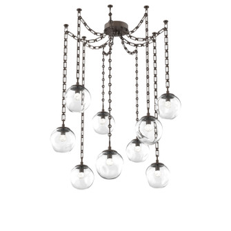 Aster LED LED Pendant in Flat Bronze (404|SNB0066-09-FB-FC-CH3-L3)