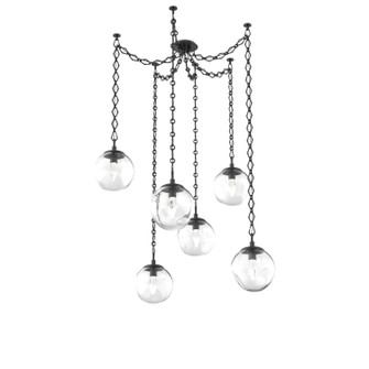 Aster LED LED Pendant in Matte Black (404|SNB0066-06-MB-GC-CH1-L3)