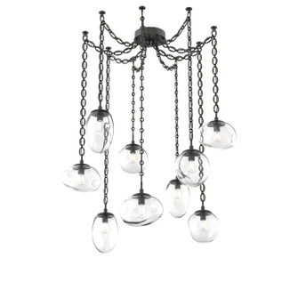 Cosmos Bulb Nine Light Pendant in Matte Black (404|SNB0065-09-MB-C-CH2-E2)