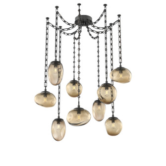 Cosmos Bulb Nine Light Pendant in Matte Black (404|SNB0065-09-MB-B-CH3-E2)