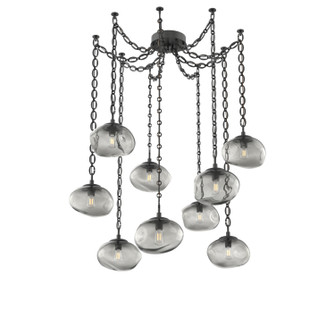 Nova Bulb Nine Light Pendant in Matte Black (404|SNB0064-09-MB-S-CH2-E2)