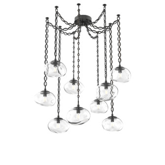 Nova Bulb Nine Light Pendant in Matte Black (404|SNB0064-09-MB-C-CH2-E2)