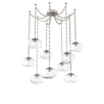 Nova Bulb Nine Light Pendant in Beige Silver (404|SNB0064-09-BS-C-CH2-E2)