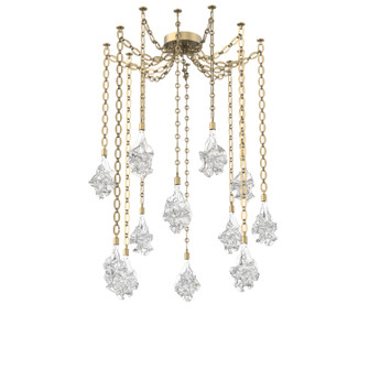 Blossom LED Pendant in Gilded Brass (404|SNB0059-12-GB-BC-CH2-L1)