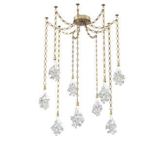 Blossom LED Pendant in Gilded Brass (404|SNB0059-09-GB-BC-CH1-L1)