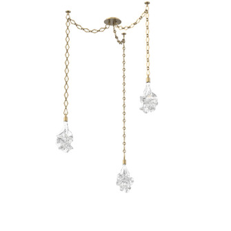 Blossom LED Pendant in Gilded Brass (404|SNB0059-03-GB-BC-CH1-L1)