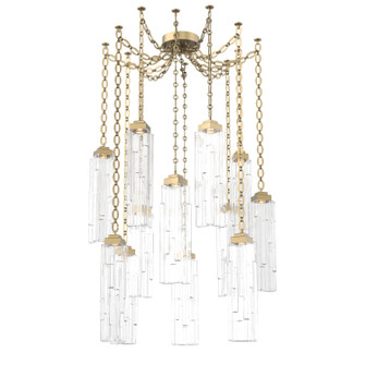 Ledgestone LED Pendant in Gilded Brass (404|SNB0056-12-GB-LC-CH2-L1)