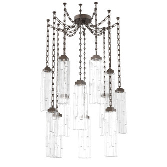 Ledgestone LED Pendant in Flat Bronze (404|SNB0056-12-FB-LC-CH3-L3)