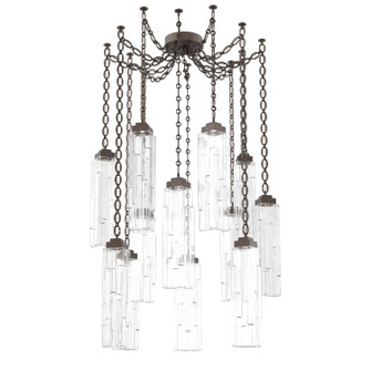 Ledgestone LED Pendant in Flat Bronze (404|SNB0056-12-FB-LC-CH2-L3)