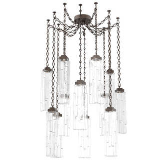 Ledgestone LED Pendant in Flat Bronze (404|SNB0056-12-FB-LC-CH1-L3)