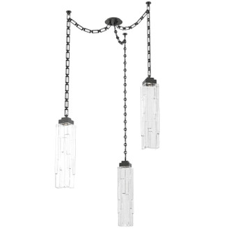 Ledgestone LED Pendant in Matte Black (404|SNB0056-03-MB-LC-CH3-L3)