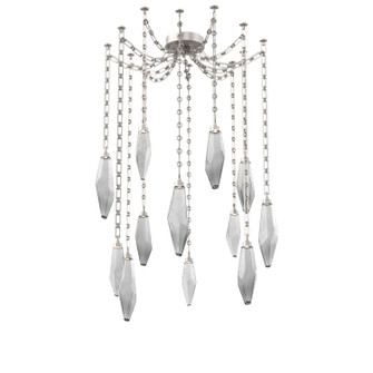 Rock Crystal LED Pendant in Beige Silver (404|SNB0050-12-BS-CS-CH3-L1)