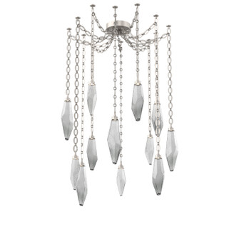 Rock Crystal LED Pendant in Beige Silver (404|SNB0050-12-BS-CS-CH2-L3)