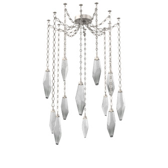 Rock Crystal LED Pendant in Beige Silver (404|SNB0050-12-BS-CS-CH1-L3)