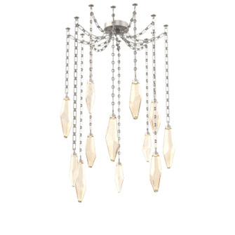 Rock Crystal LED Pendant in Beige Silver (404|SNB0050-12-BS-CA-CH3-L3)