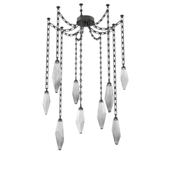 Rock Crystal LED Pendant in Matte Black (404|SNB0050-09-MB-CS-CH3-L1)