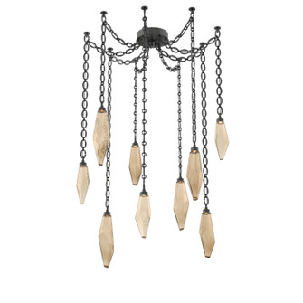 Rock Crystal LED Pendant in Matte Black (404|SNB0050-09-MB-CB-CH2-L1)