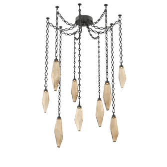 Rock Crystal LED Pendant in Matte Black (404|SNB0050-09-MB-CB-CH1-L3)
