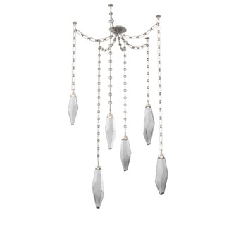 Rock Crystal LED Pendant in Beige Silver (404|SNB0050-06-BS-CS-CH3-L3)