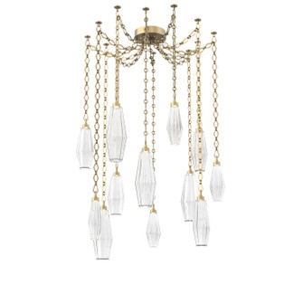 Aalto LED Pendant in Gilded Brass (404|SNB0049-12-GB-RC-CH1-L1)