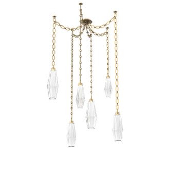 Aalto LED Pendant in Gilded Brass (404|SNB0049-06-GB-RC-CH2-L1)