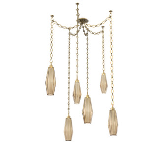 Aalto LED Pendant in Gilded Brass (404|SNB0049-06-GB-RB-CH1-L1)
