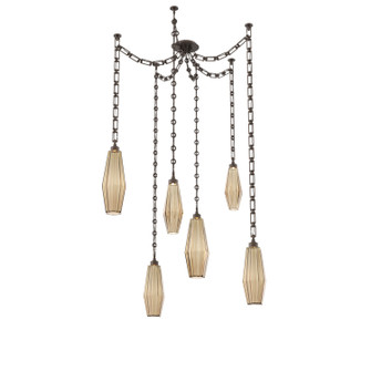 Aalto LED Pendant in Flat Bronze (404|SNB0049-06-FB-RB-CH3-L3)