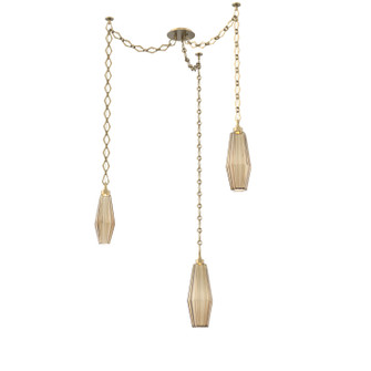 Aalto LED Pendant in Gilded Brass (404|SNB0049-03-GB-RB-CH1-L1)