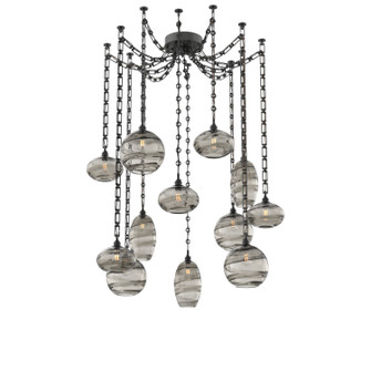 Misto 12 Light Pendant in Matte Black (404|SNB0048-12-MB-OS-CH3-E2)