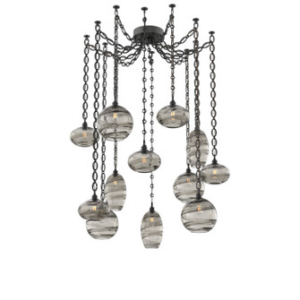 Misto 12 Light Pendant in Matte Black (404|SNB0048-12-MB-OS-CH2-E2)