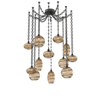 Misto 12 Light Pendant in Matte Black (404|SNB0048-12-MB-OB-CH2-E2)