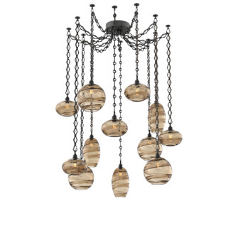 Misto 12 Light Pendant in Matte Black (404|SNB0048-12-MB-OB-CH1-E2)