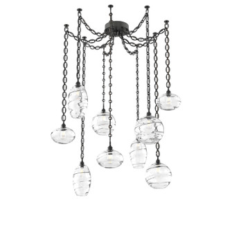 Misto Nine Light Pendant in Matte Black (404|SNB0048-09-MB-OC-CH2-E2)