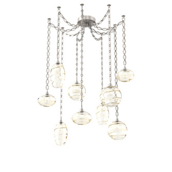 Misto Nine Light Pendant in Beige Silver (404|SNB0048-09-BS-OA-CH2-E2)